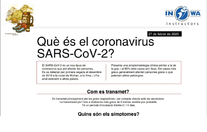 Comunicat en relació al coronavirus (COVID-19)